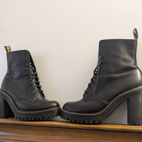 Dr.Martens Kendra Stacked Heel Boots - Picture 2 of 5
